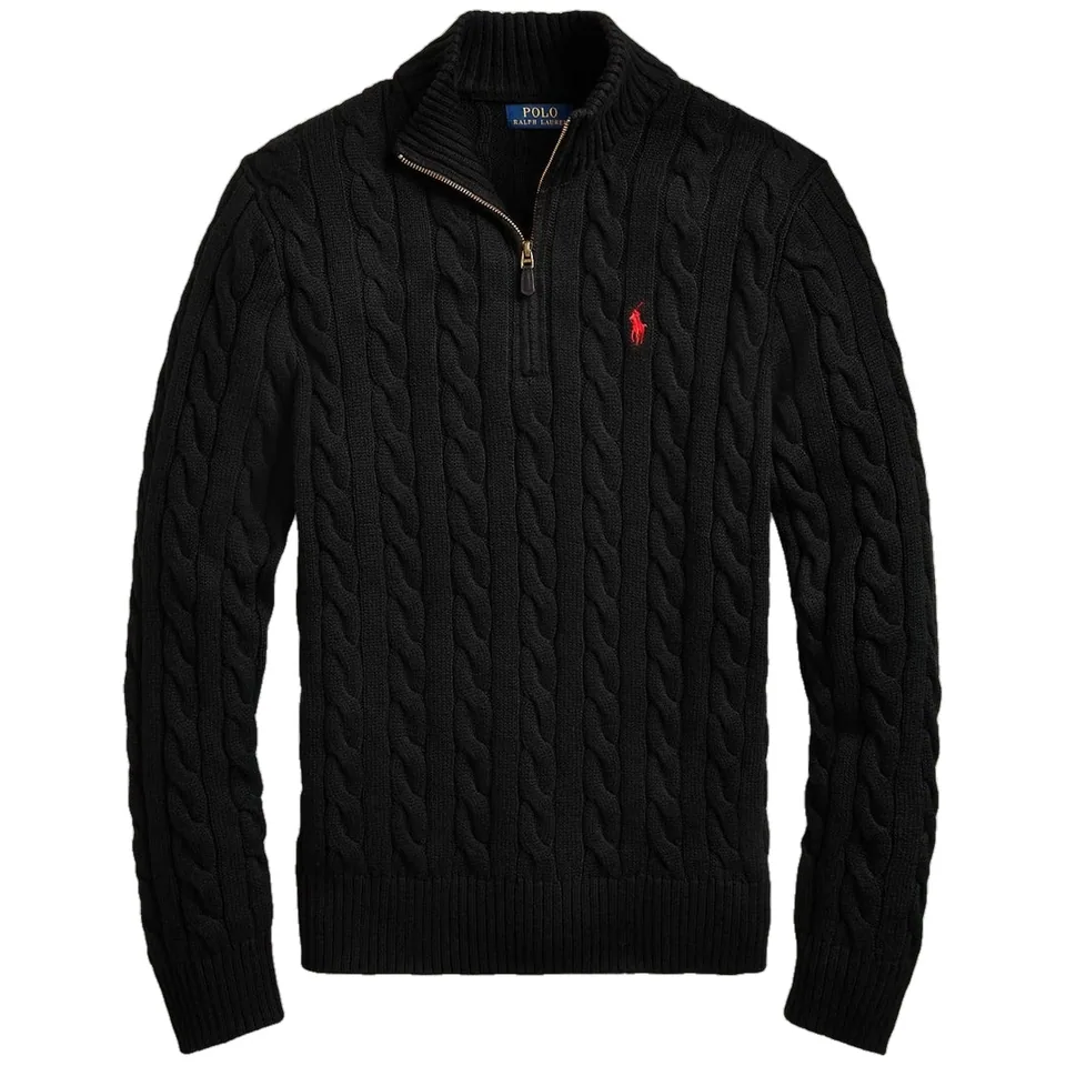 Ralph Lauren Cable-Knit Quarter-Zip